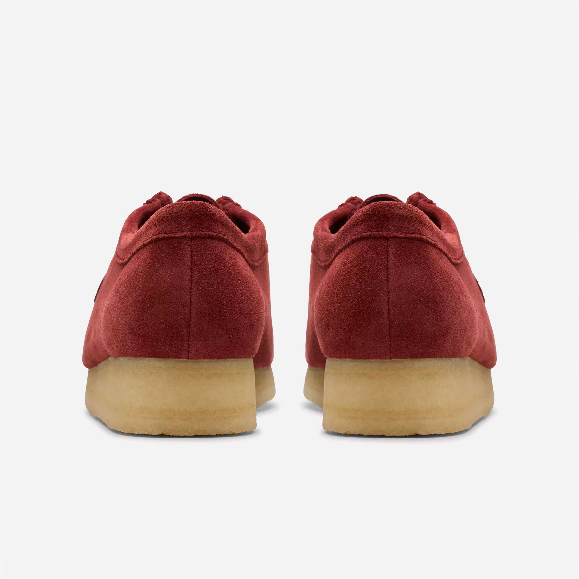 CLARKS ORIGINALS - WALLABEE WOMENS - Deep Red Suede