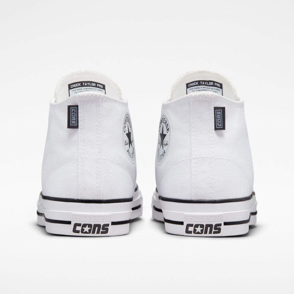CONS - CONS CTAS PRO MID - WHITE WHITE BLACK