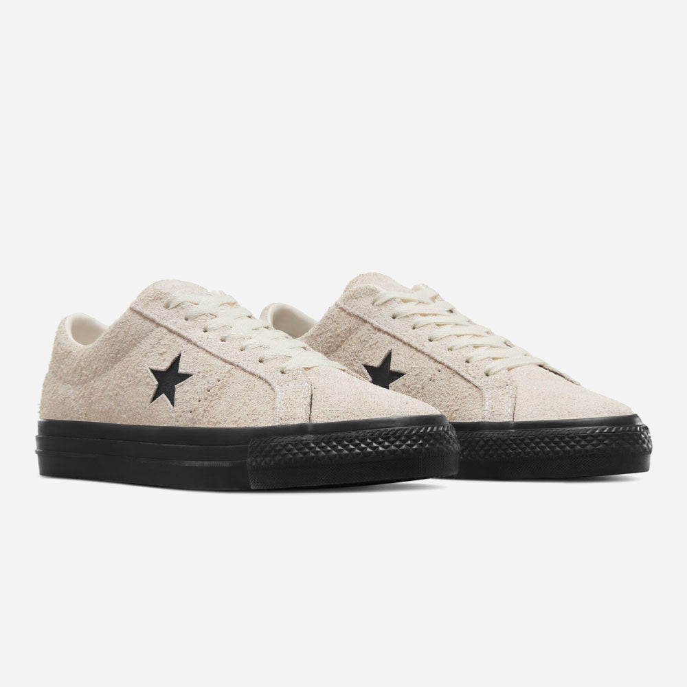 CONS By CONVERSE - ONE STAR PRO OX - Egret - Black