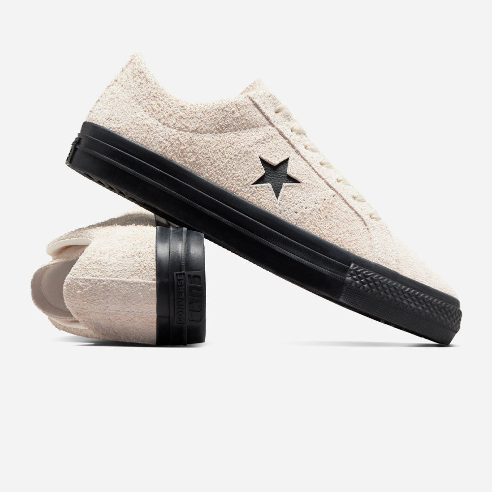 CONS By CONVERSE - ONE STAR PRO OX - Egret - Black