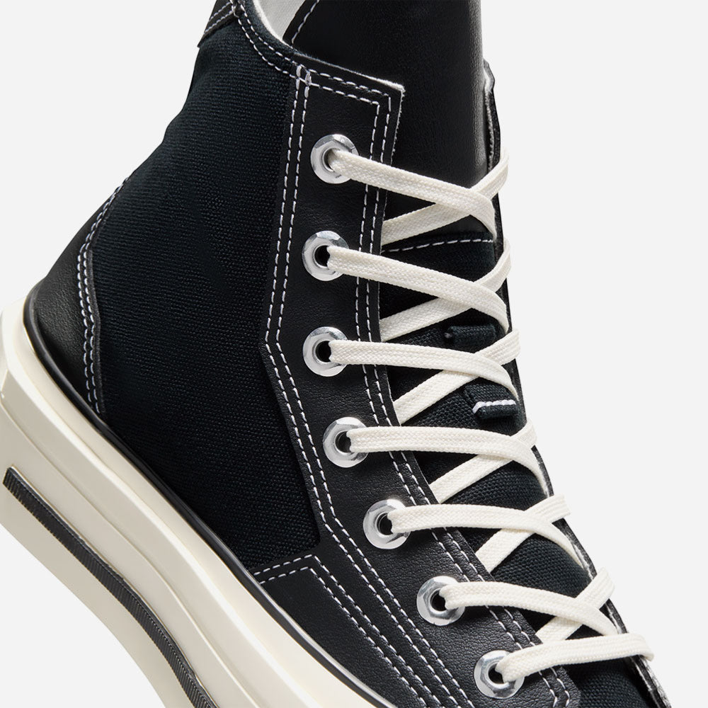 CONVERSE - CHUCK 70 DE LUXE SQUARED - Black - Black - Egret