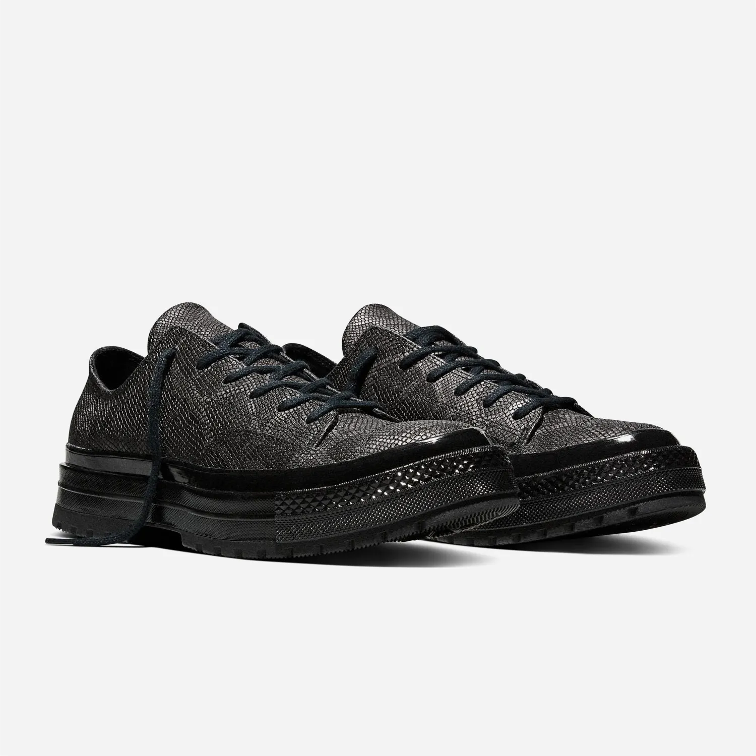 Converse Chuck 70 National OX Snakeskin - Black / Dark Matter