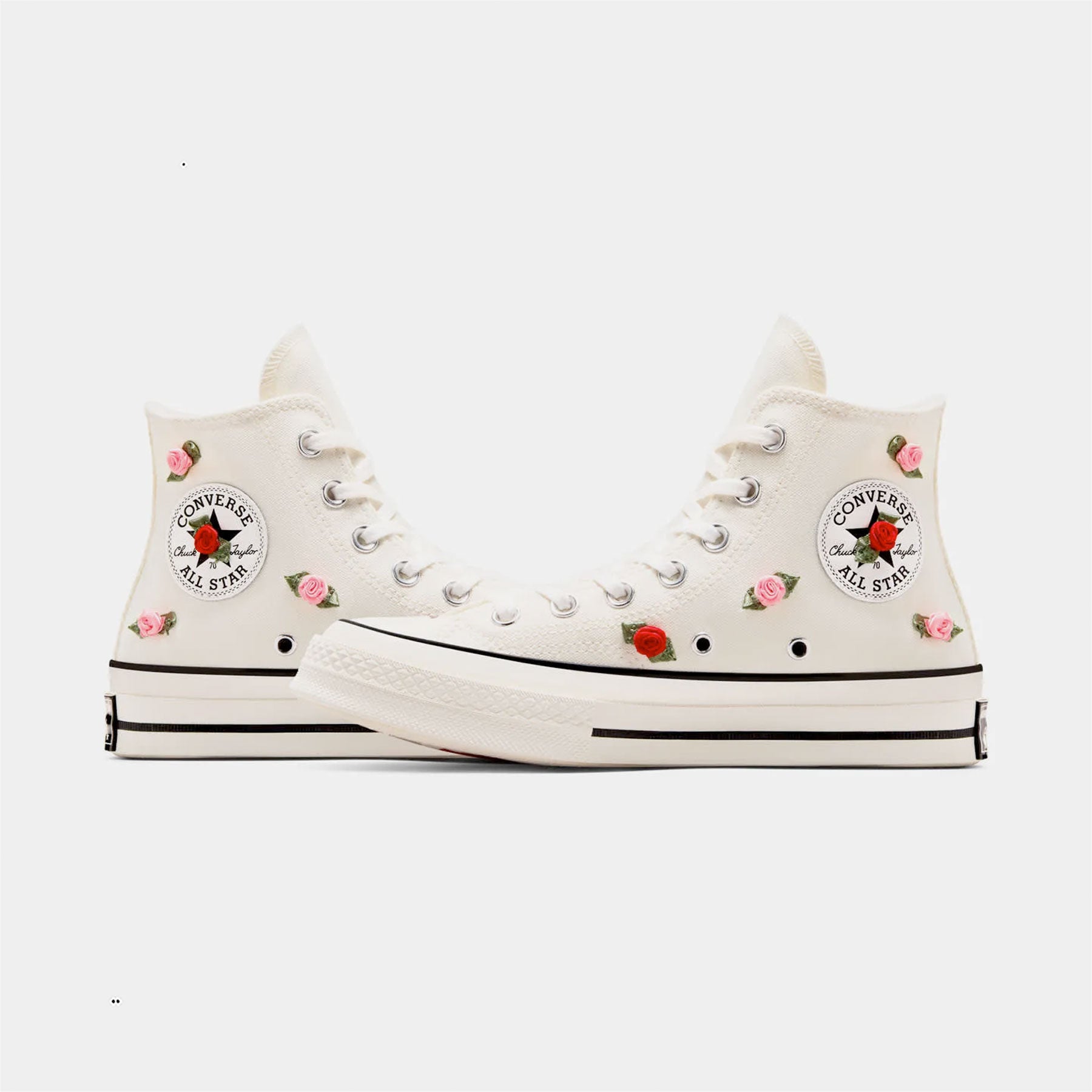 Converse - Chuck Taylor 70 Hi "Roses" - Egret/Red/Lt Jellyfish Jitter