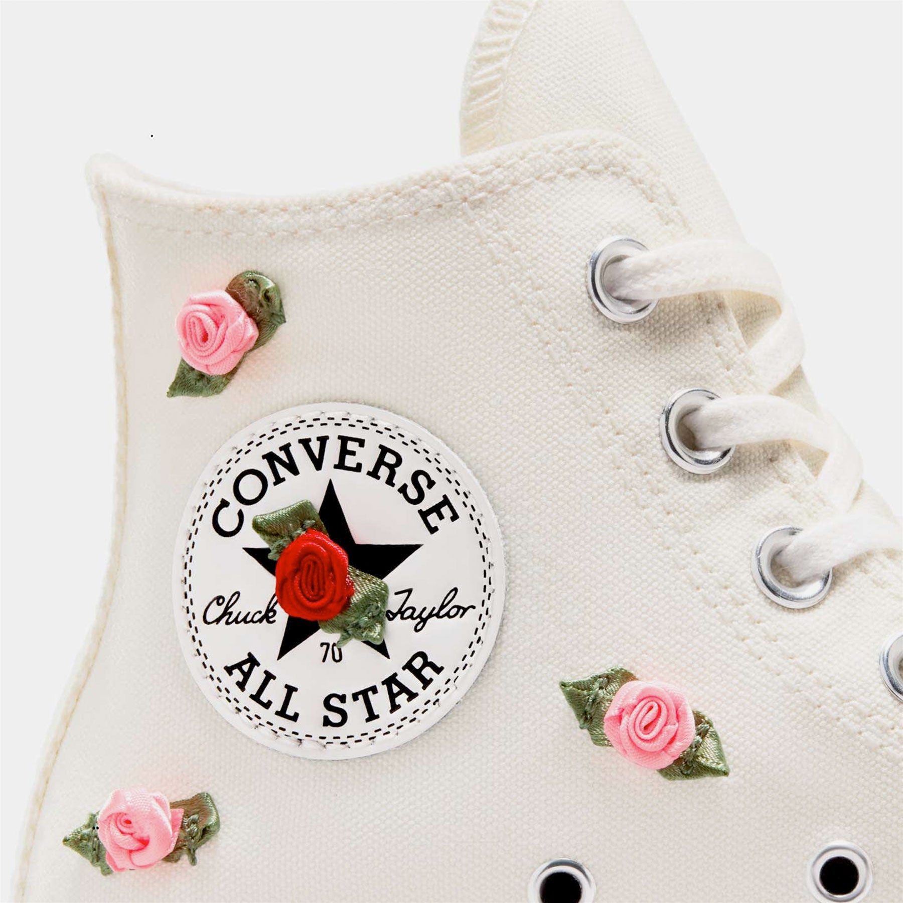 Converse - Chuck Taylor 70 Hi "Roses" - Egret/Red/Lt Jellyfish Jitter