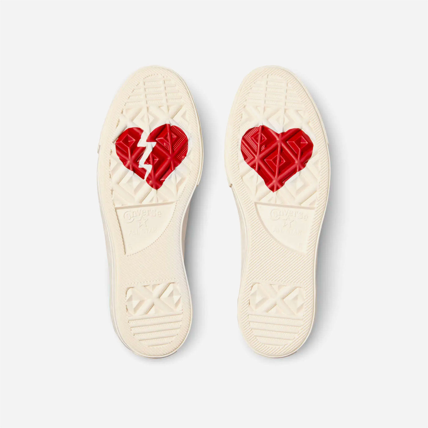 Converse - Chuck Taylor All Star Lift Platform "Valentine's Day" - Park Red / Vintage White / Egret