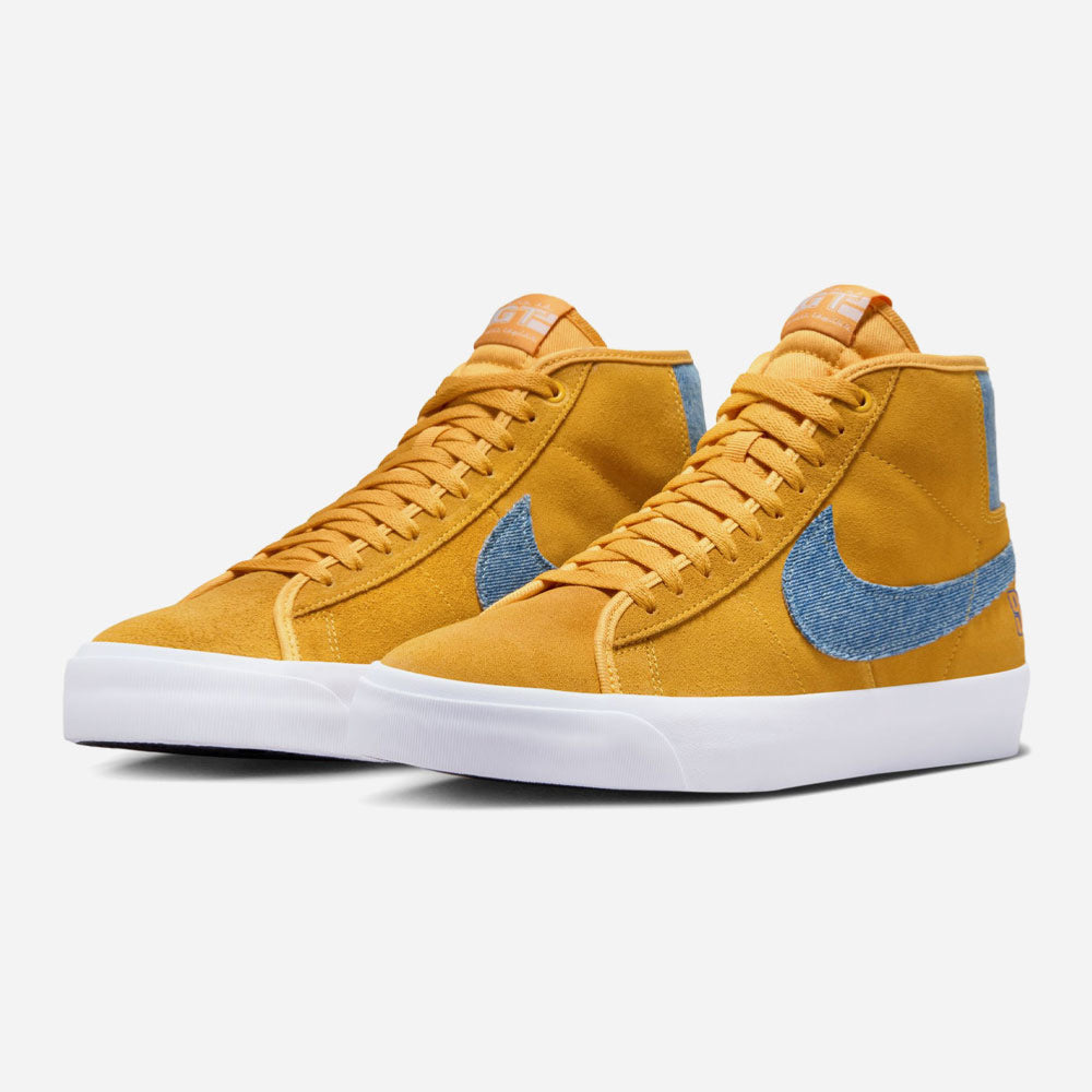 NIKE SB - BLAZER MID x GRANT TAYLOR - University Gold - Game Royal