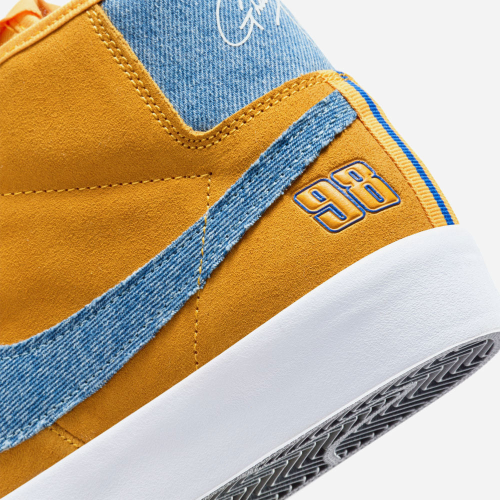 NIKE SB - BLAZER MID x GRANT TAYLOR - University Gold - Game Royal