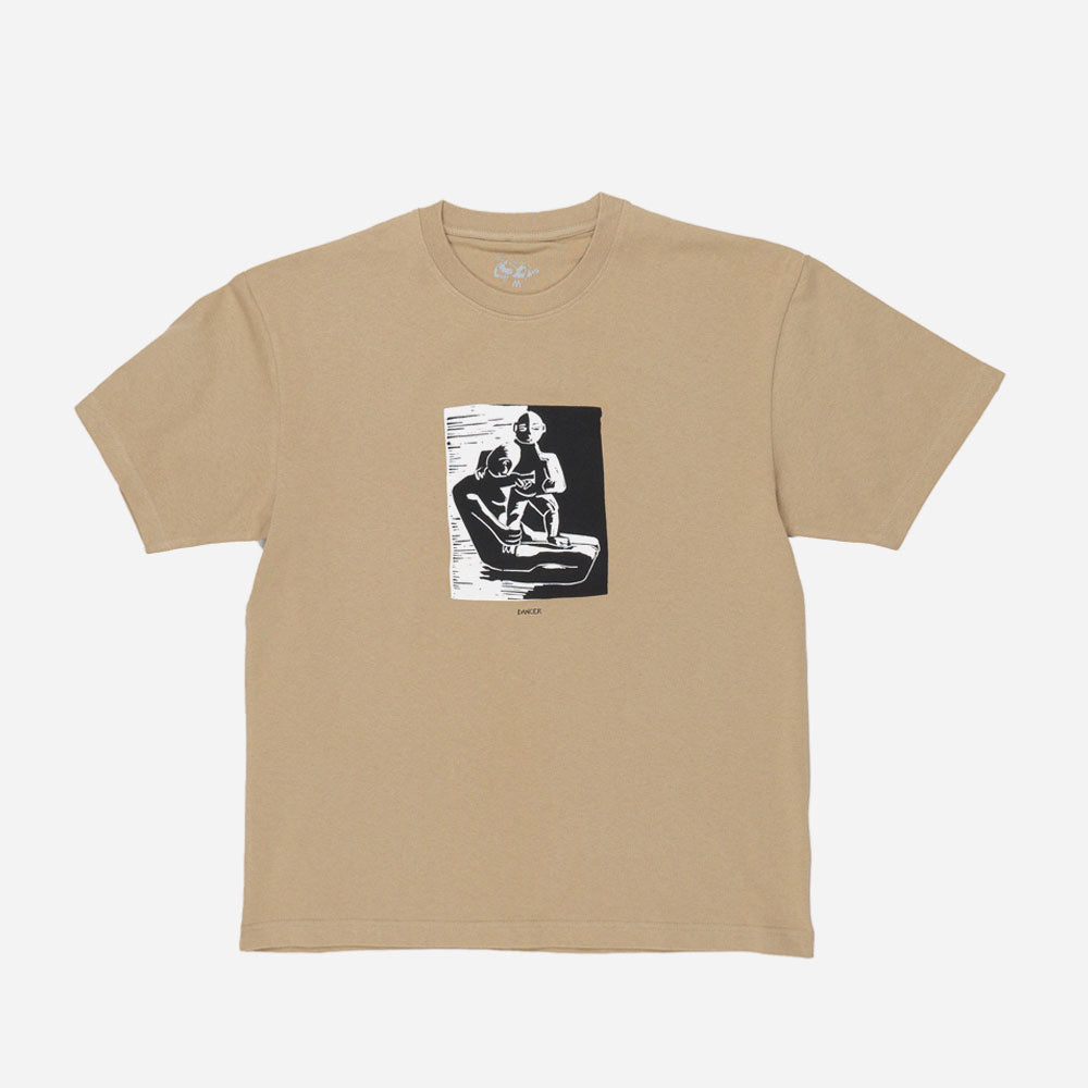 DANCER - HEART TEE - Khaki