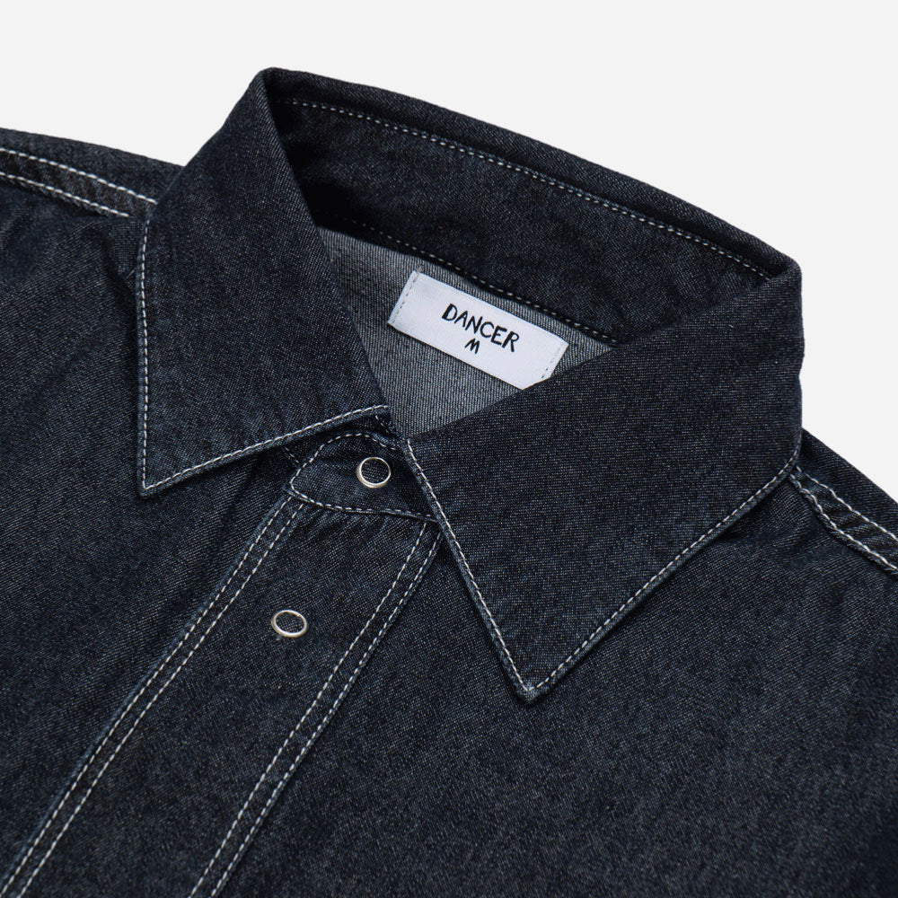 DANCER - DOULE POCKET SHIRT - Black
