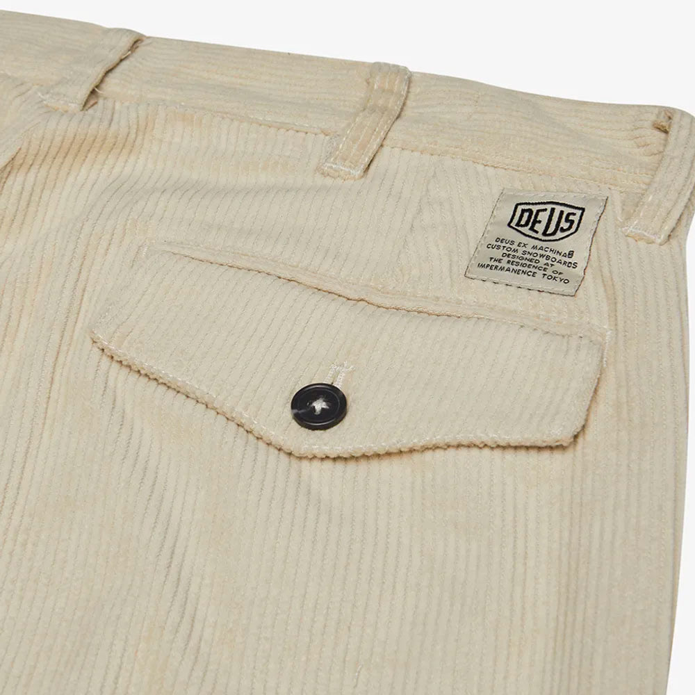 DEUS EX MACHINA - ALPINE CORD PANT - Cream