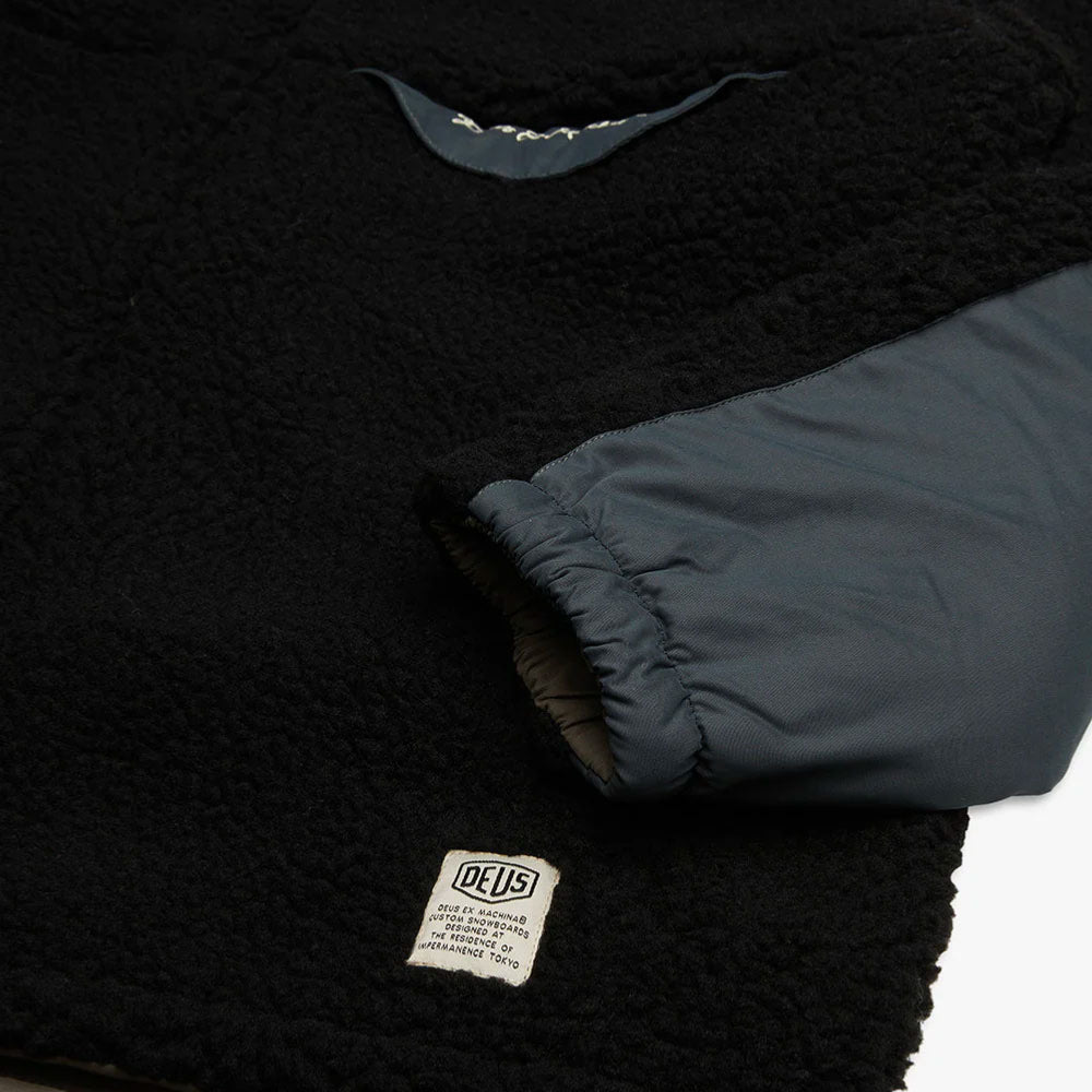 DEUS EX MACHINA - BARRENS REVERSIBLE BOA - Black Dusty Olive