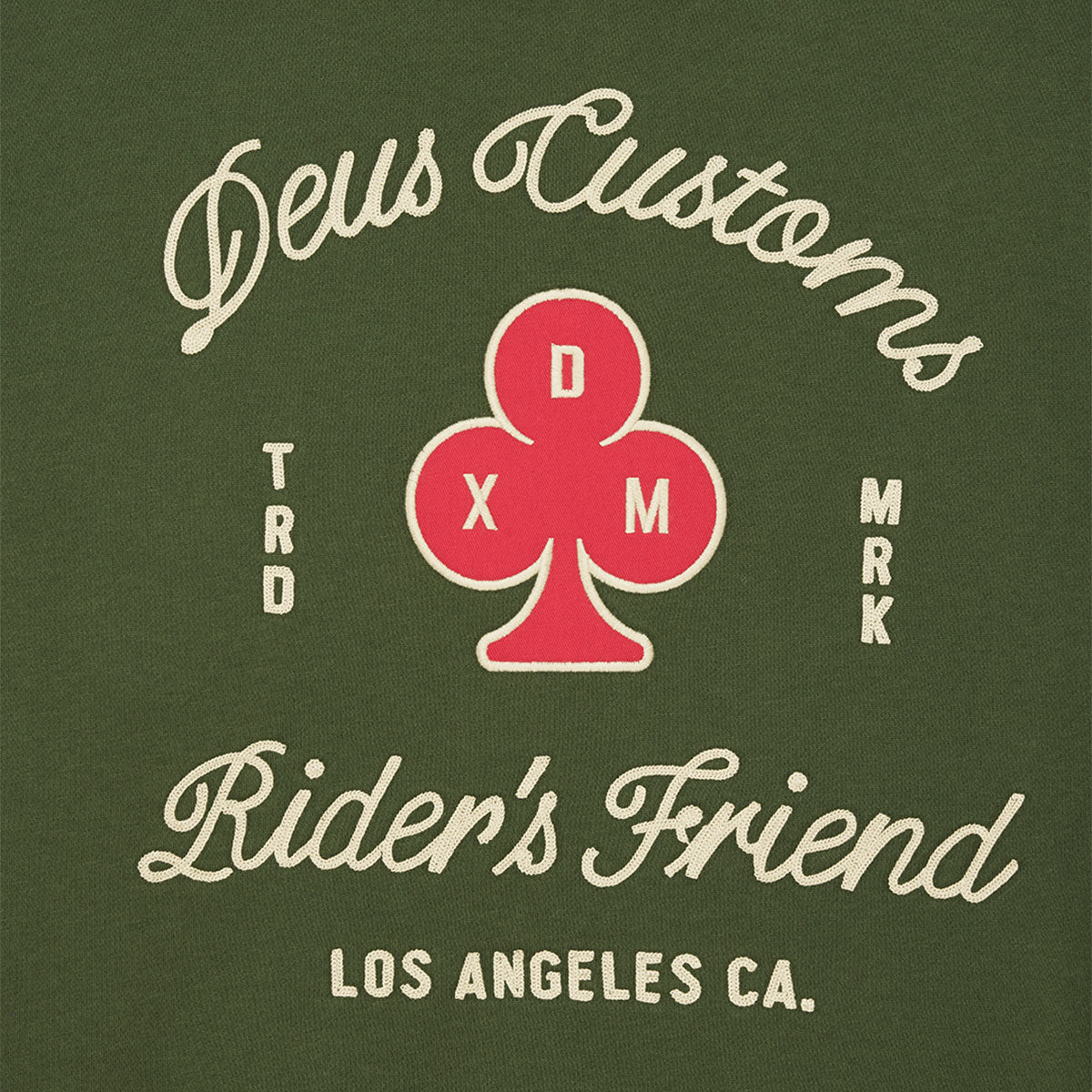 Deus Ex Machina - Basto Zip Hoodie - Cypress Green