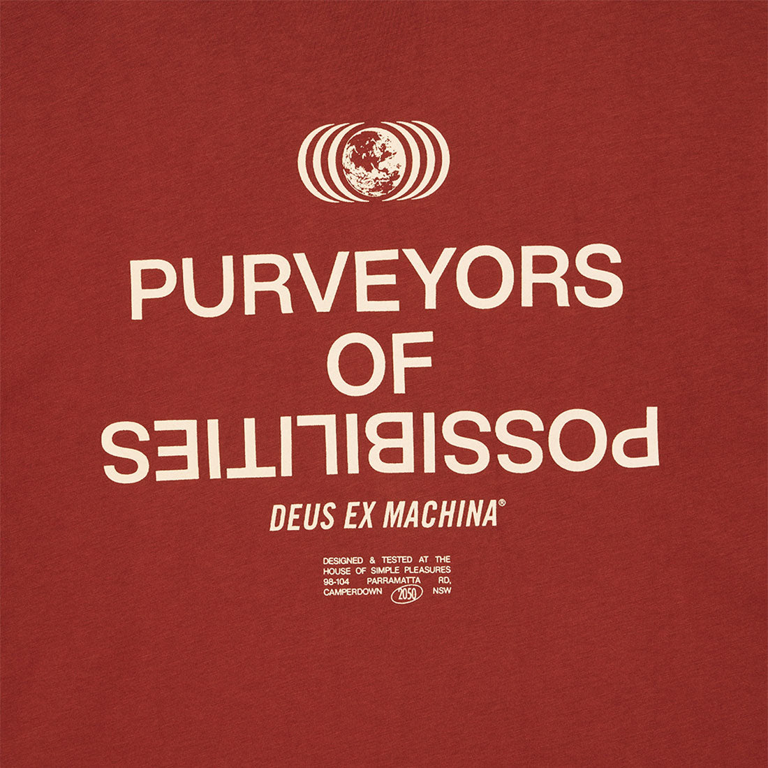 Deus Ex Machina - Axis Tee - Terracotta