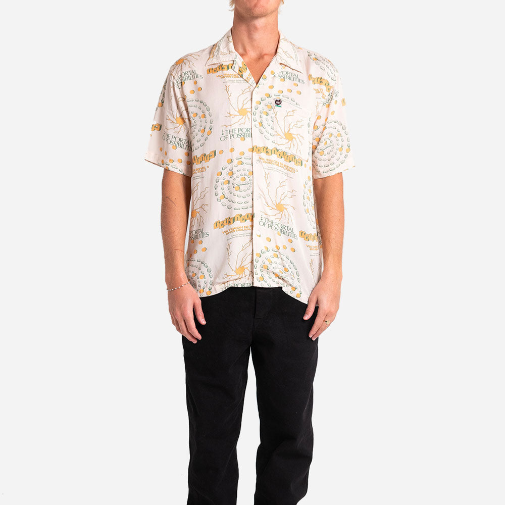 DEUS EX MACHINA - SMITHSON SS SHIRT - Dirty White