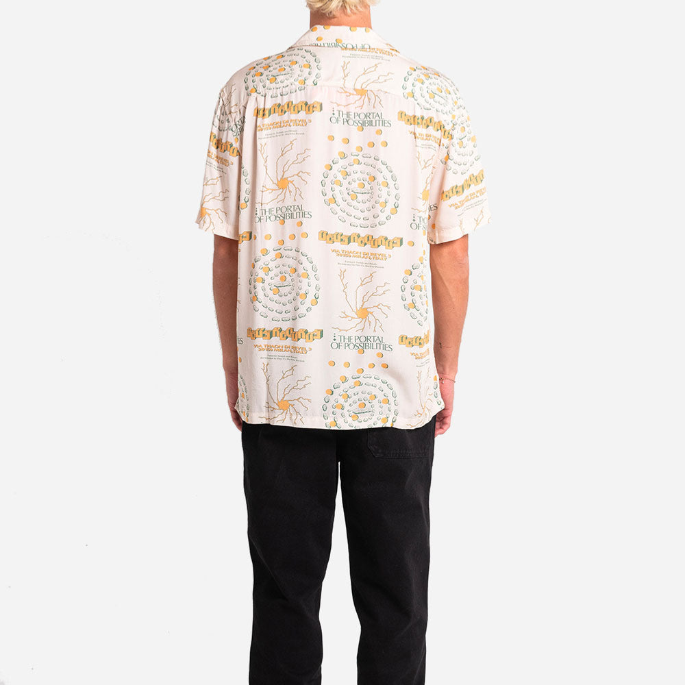 DEUS EX MACHINA - SMITHSON SS SHIRT - Dirty White