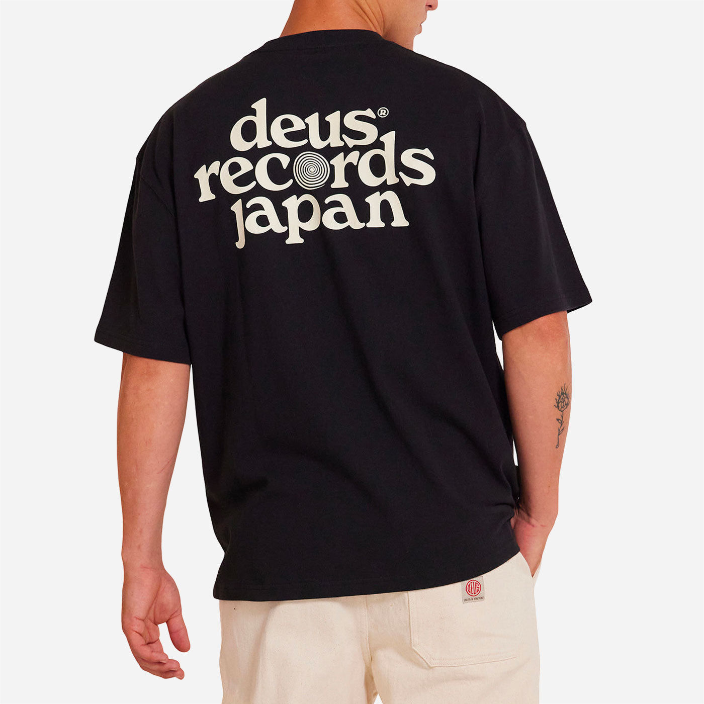 DEUS EX MACHINA - STRATA OVERSIZE TEE - Black