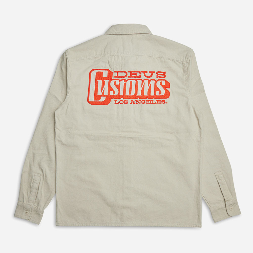 DEUS EX MACHINA - STRIPES SHIRT - DIRTY WHITE