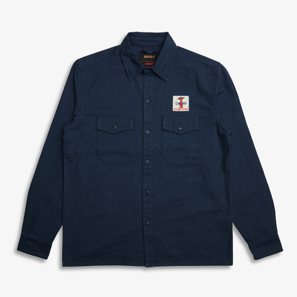 DEUS EX MACHINA - STRIPES SHIRT - MOOD INDIGO