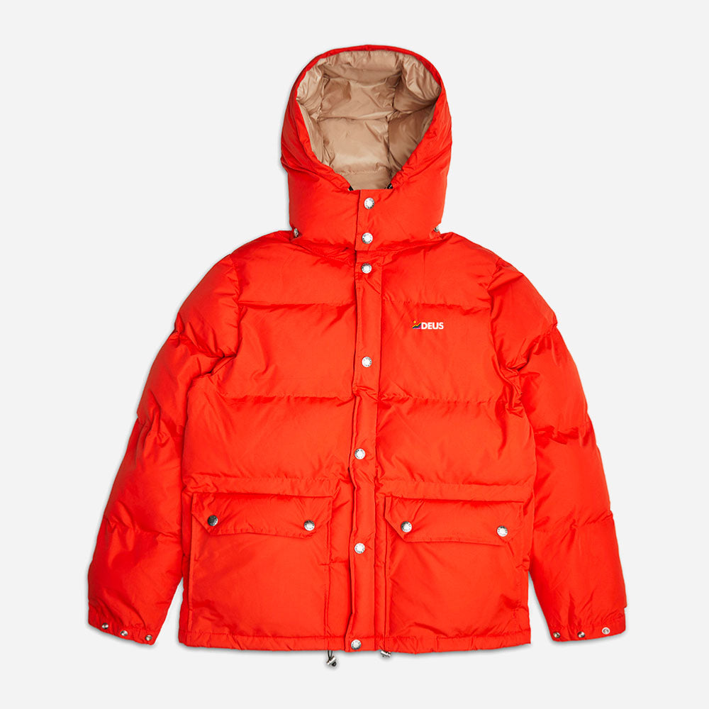 Deus ex Machina - Summit Puffer Jacket - Red Clay