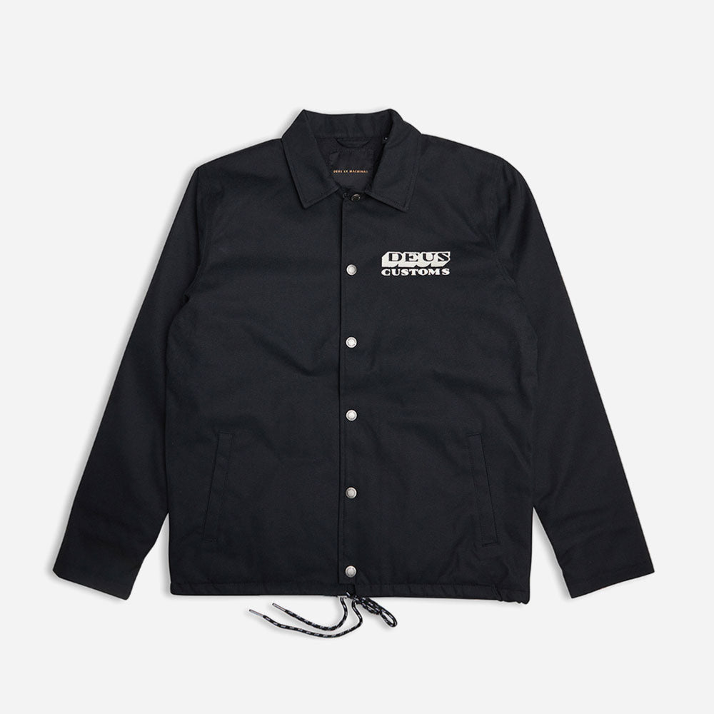 DEUS EX MACHINA - AMPED COACH JACKET - BLACK
