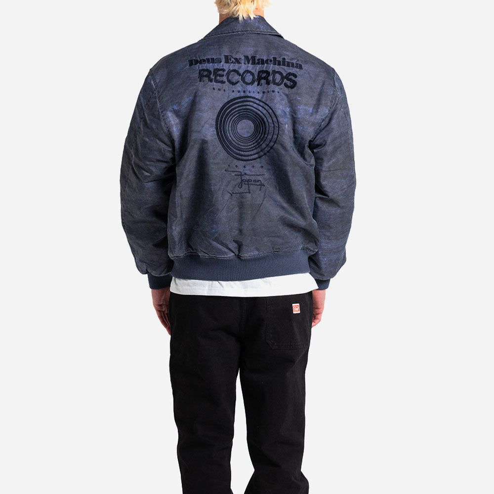 DEUS EX MACHINA - DREAMHOUSE FLIGHT JACKET - Vintage Navy