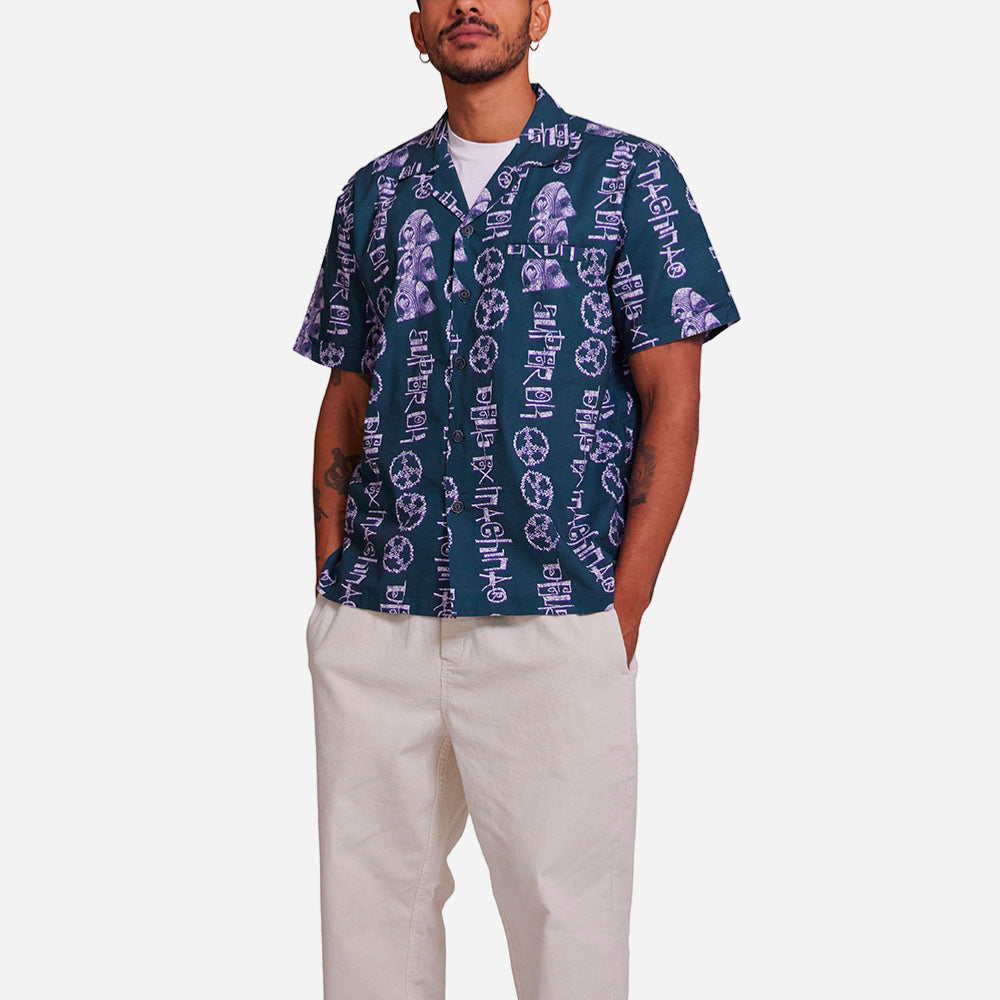 DEUS EX MACHINA - EFFIGY SHIRT - Deep Green