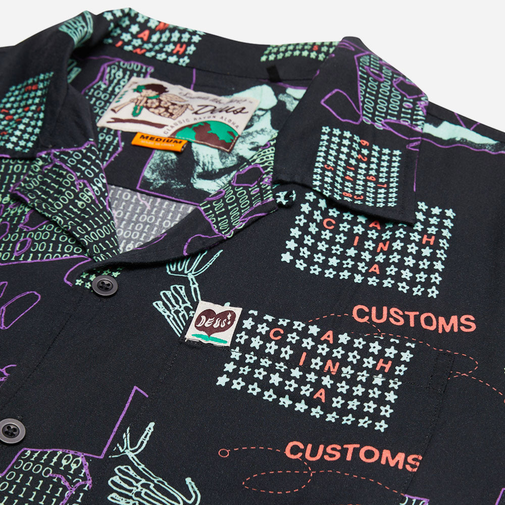 DEUS EX MACHINA - PRIMITIVE SS SHIRT - Black