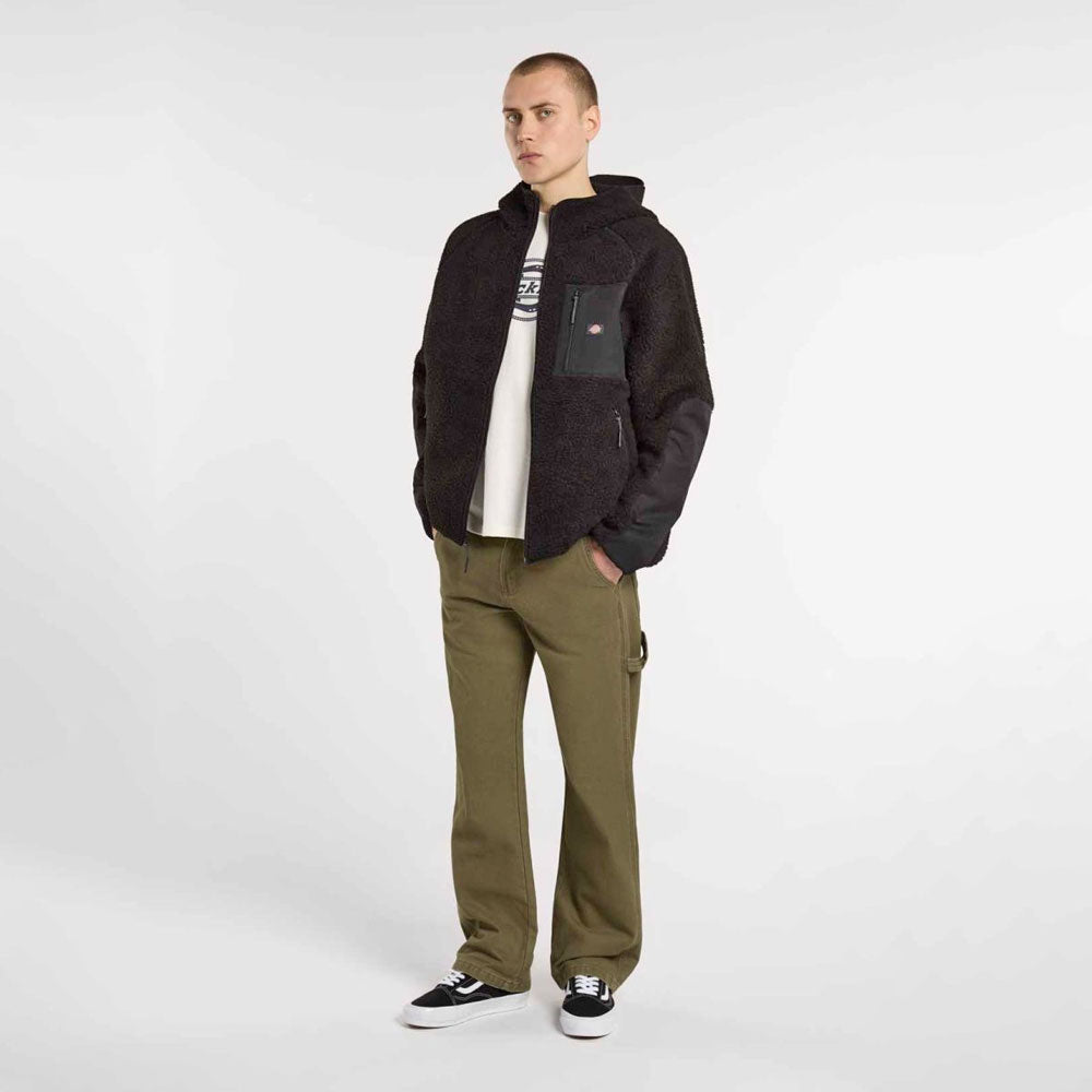 Dickies - Central High Pile Hooded - Black