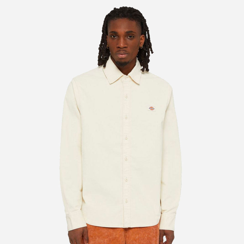 DICKIES - CHASE CITY SHIRT LS - WHITECAP GRAY