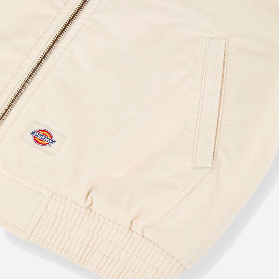 Dickies W - Corduroy Hooded Jacket - Whitecap