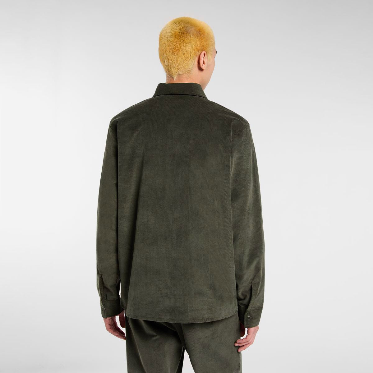Dickies - Corduroy LS Shirt - Olive Green