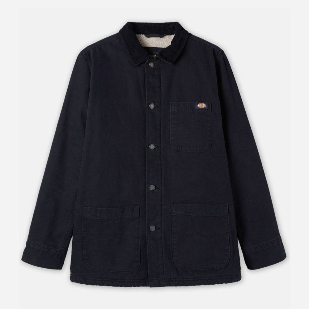 DICKIES - DICKIES DUCK CANVAS CHORE COAT SW - BLACK