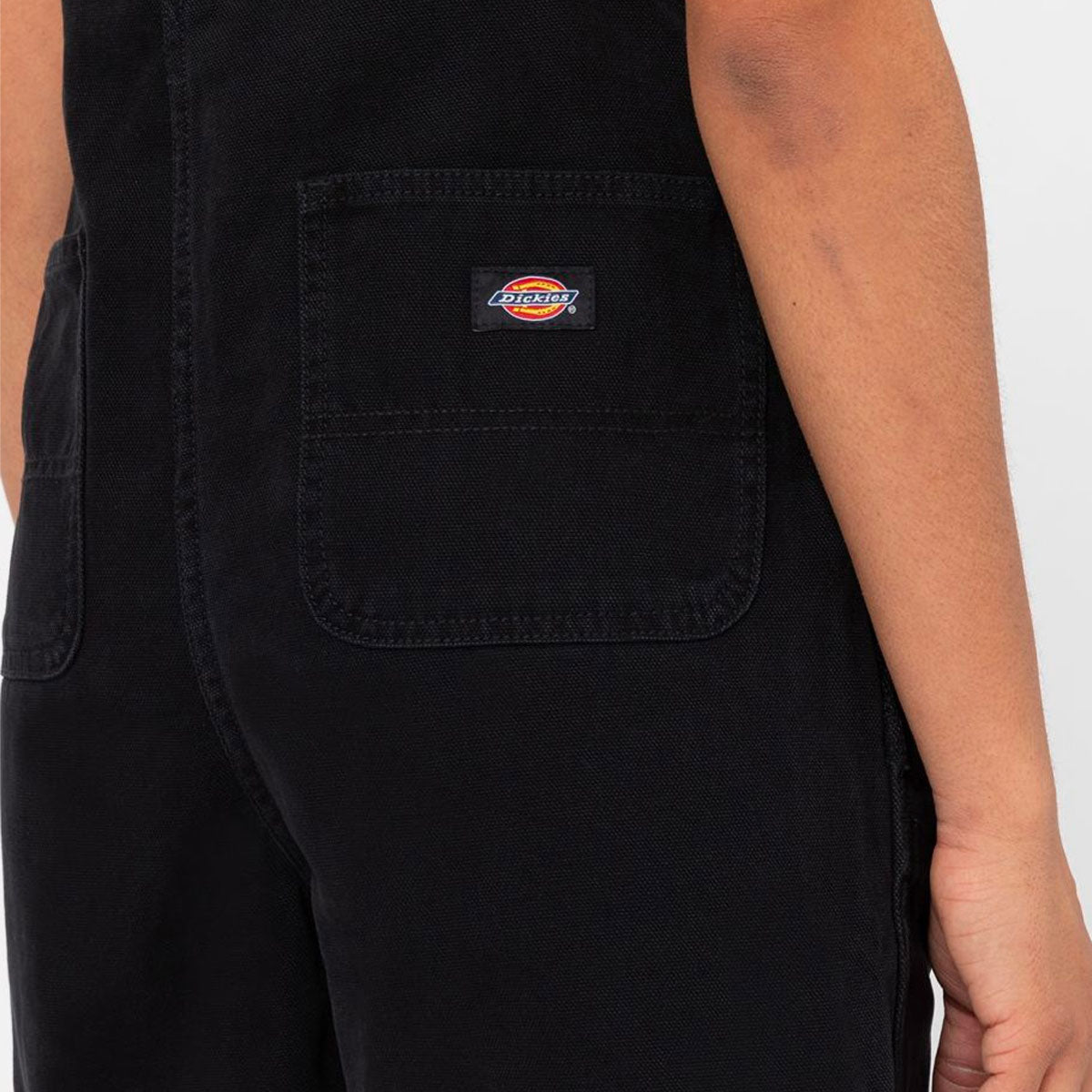 DICKIES - DUCK CANVAS SHORT BIB W - SW BLACK