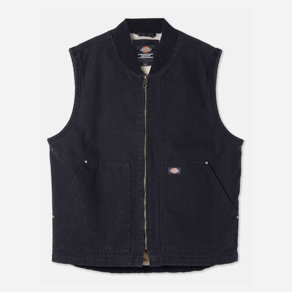 DICKIES - DUCK CANVAS VEST SW - BLACK