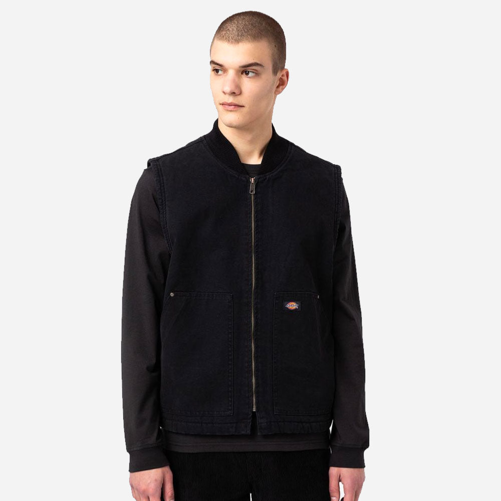 DICKIES - DUCK CANVAS VEST SW - BLACK