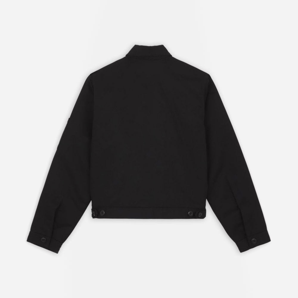 DICKIES - WOMEN UNLINED CROPPED EISENHOWER JACKET REC - BLACK