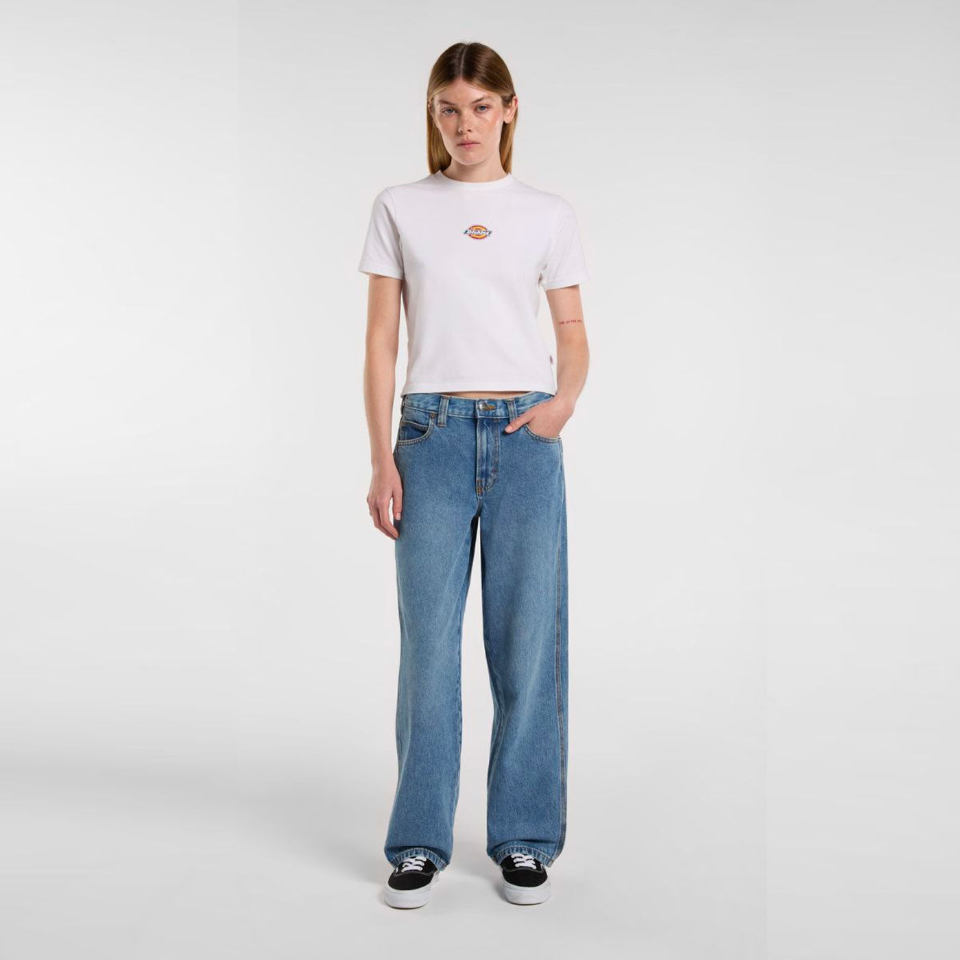 DICKIES - FARNER DENIM W - Rinsed Fade