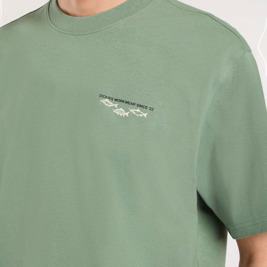 Dickies - LARYVILLE TEE SS - Sea Spray
