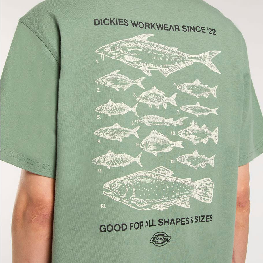 Dickies - LARYVILLE TEE SS - Sea Spray