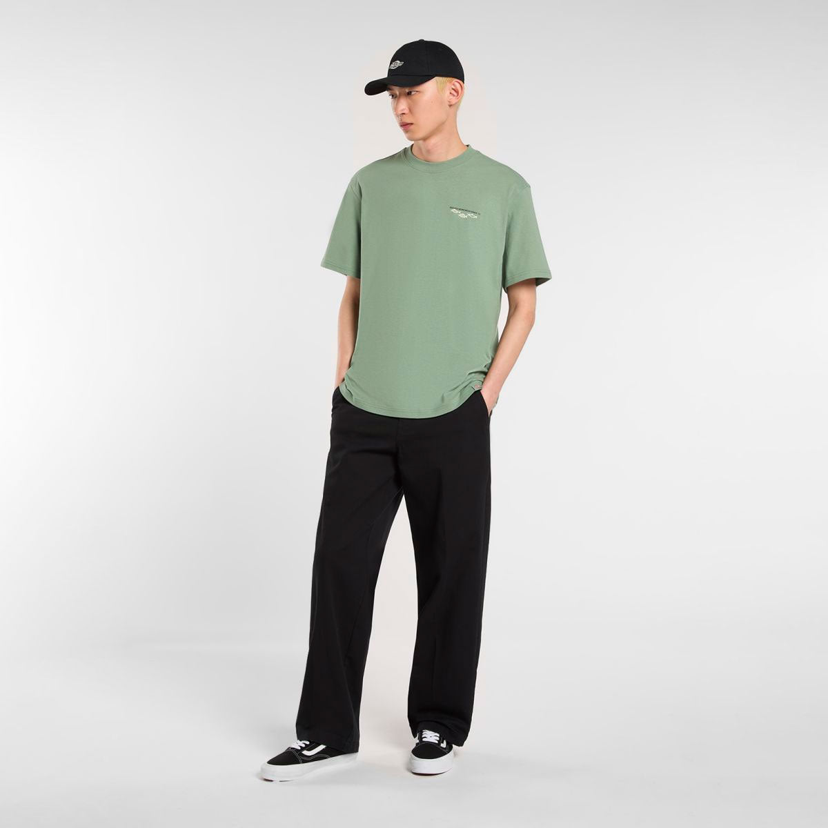 Dickies - LARYVILLE TEE SS - Sea Spray