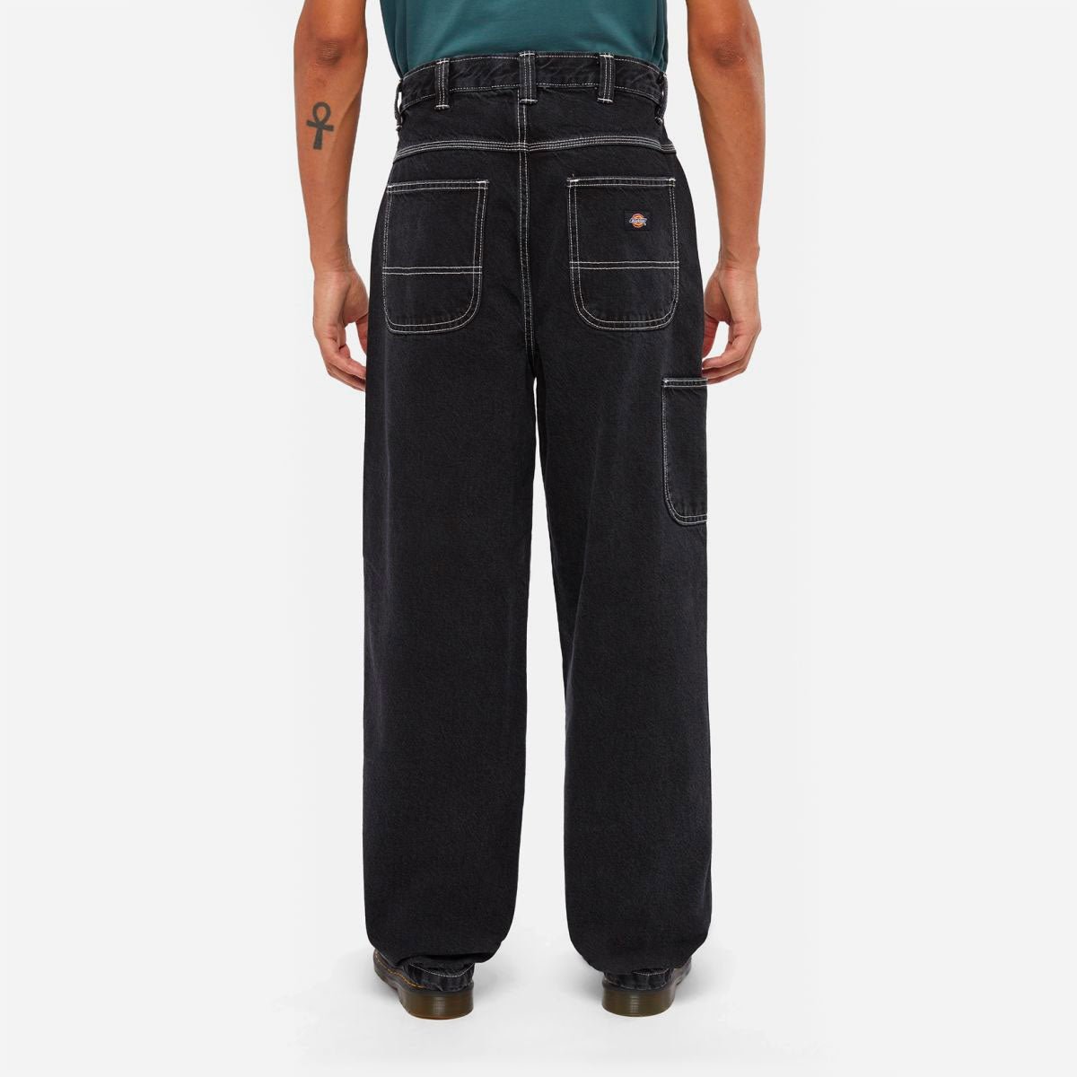 DICKIES - MADISON BAGGY FIT DENIM - Black Wash