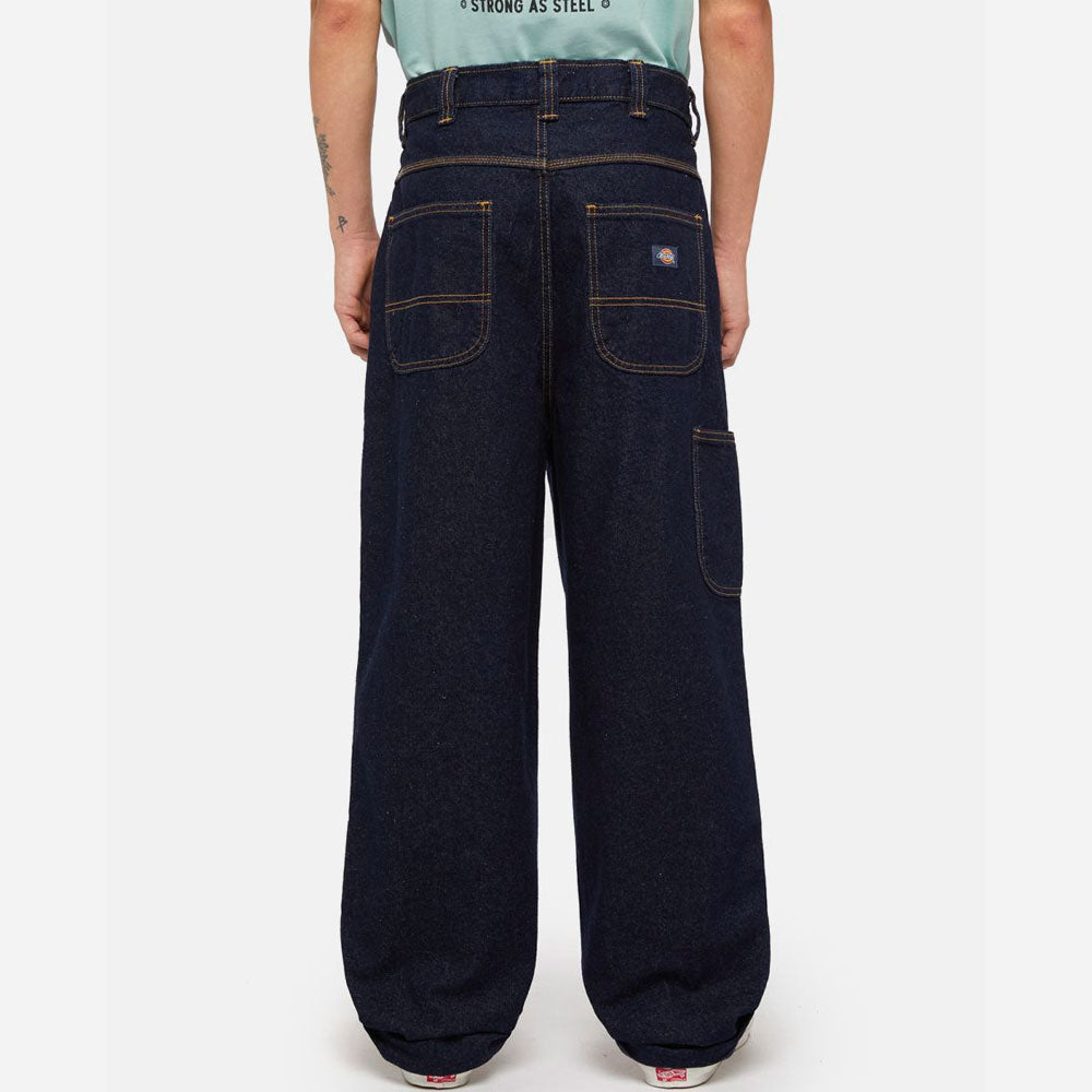 DICKIES - MADISON BAGGY FIT DENIM - Vintage Blue