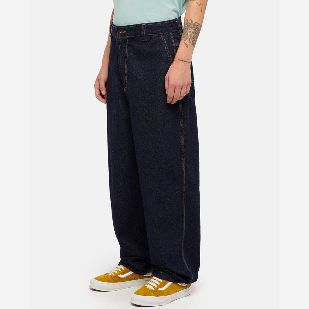 DICKIES - MADISON BAGGY FIT DENIM - Vintage Blue