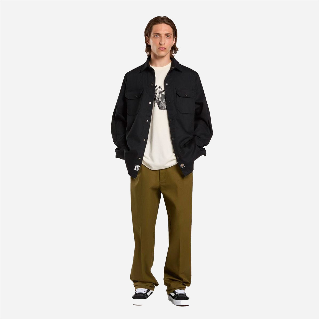 Dickies - MIKE ANDERSON LINED FLEX DUCK SHACKET - Black