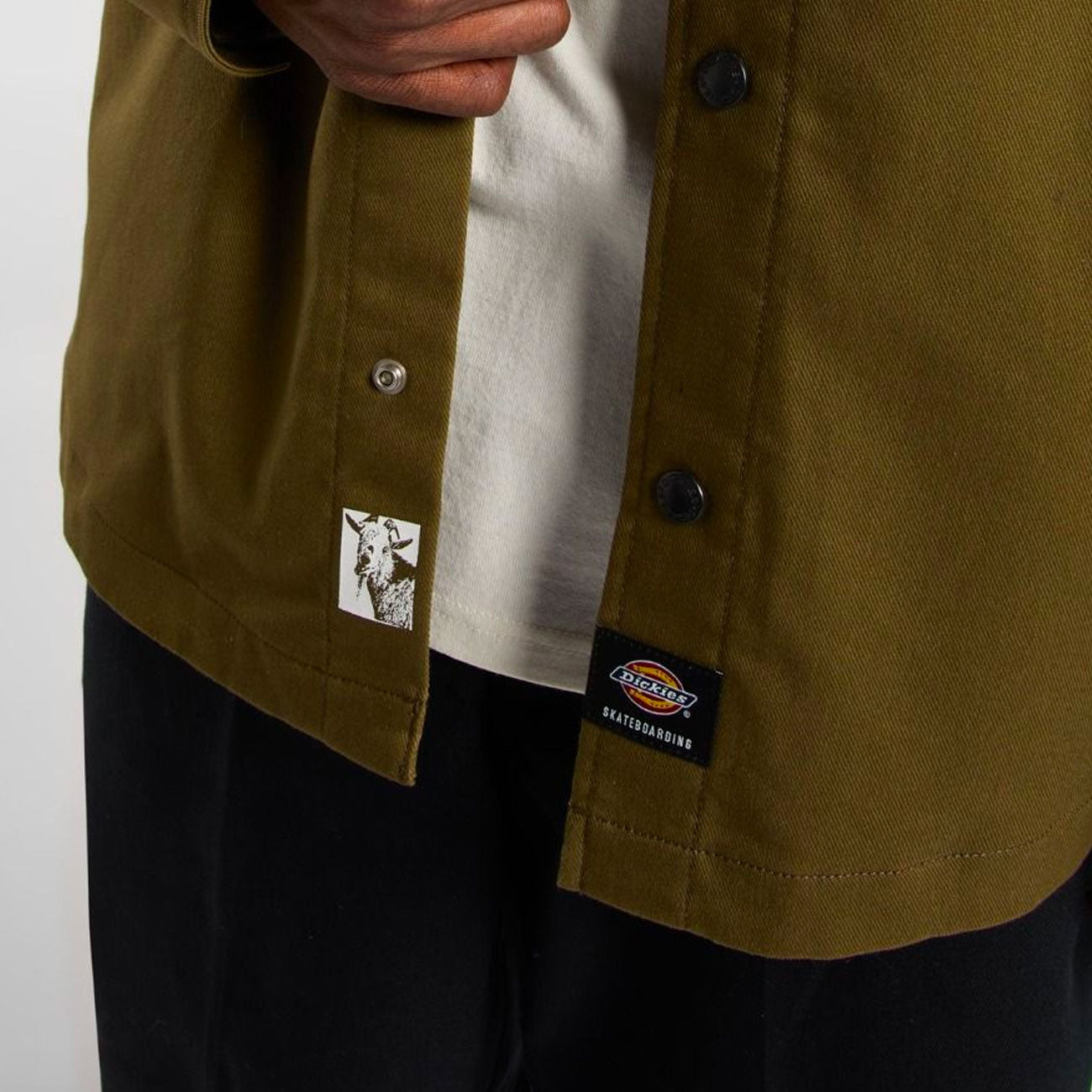 Dickies - MIKE ANDERSON LINED FLEX DUCK SHACKET - Dark Olive