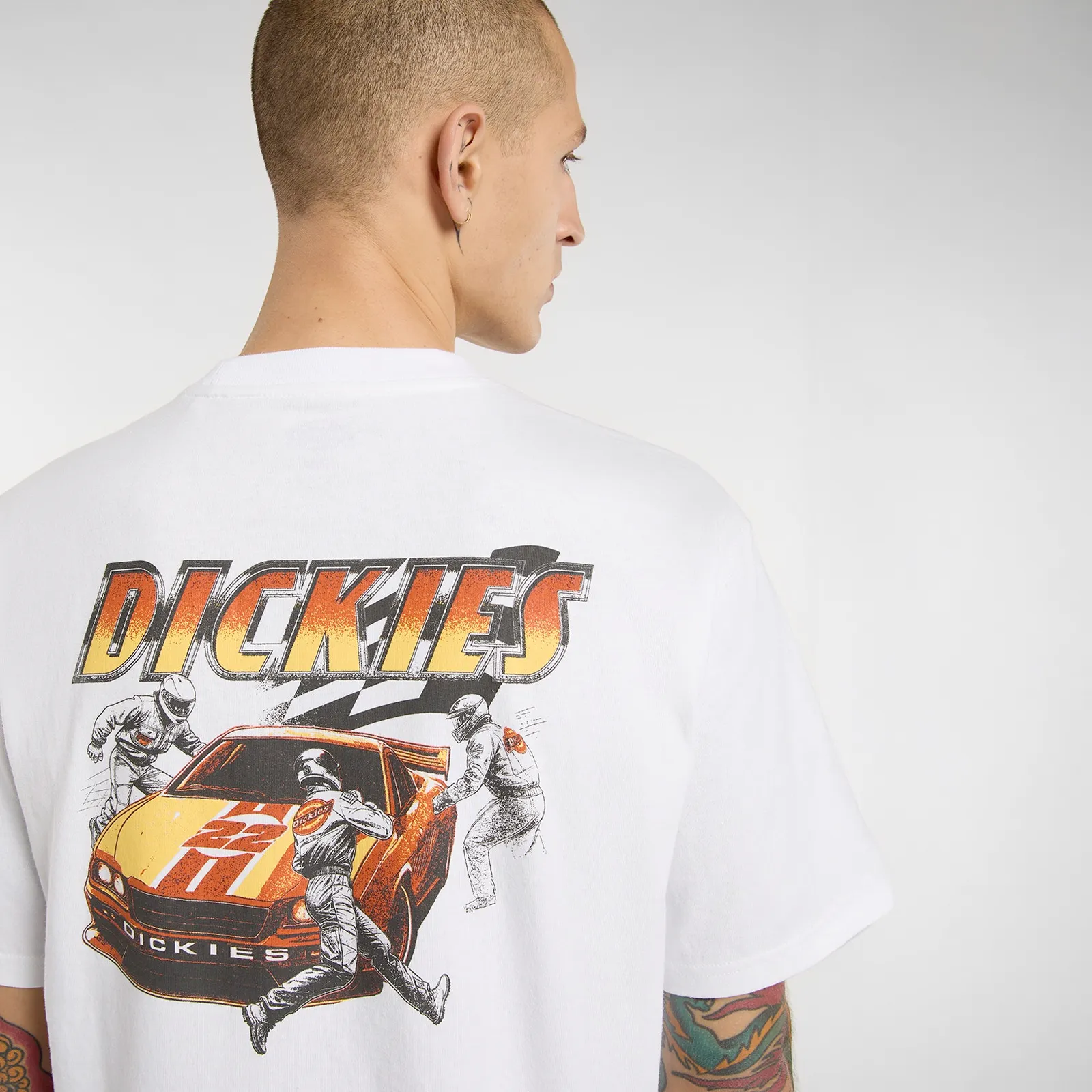 Dickies x Nascar T-shirt - Nashport Pit Crew White