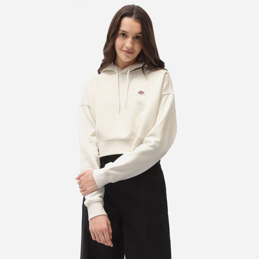 Dickies - Oakport Cropped Hoodie W - Ecru