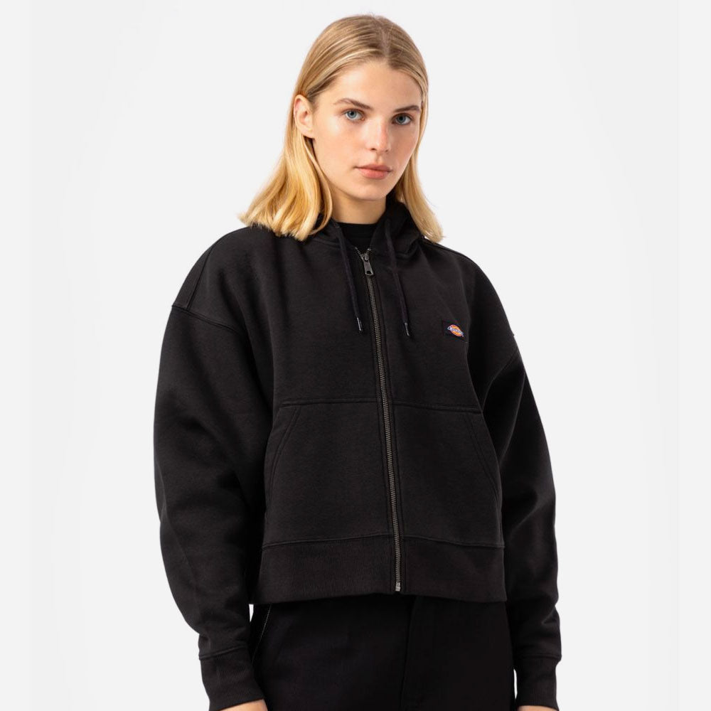 DICKIES - WOMEN OAKPORT ZIP HOODIE - Black