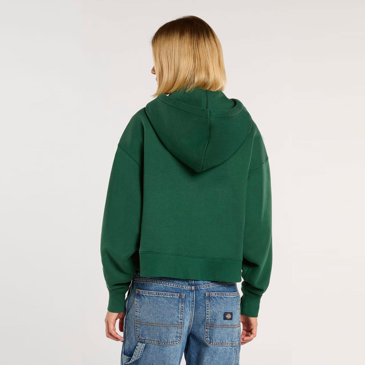 DICKIES - W OAKPORT ZIP HOODIE - Pine Needle