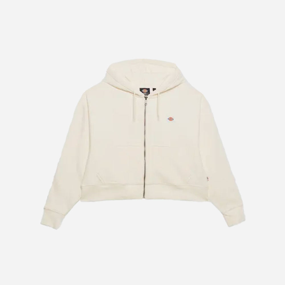 DICKIES W - OAKPORT ZIP HOODIE - ECRU